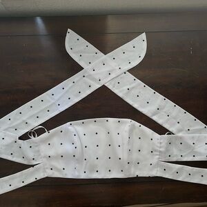 Sabo size small polka dot wrap crop top